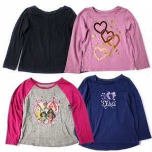Girls Long Sleeve Tops Bundle Size 3T The Children’s Place & Disney Jumping Bean